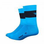 Aireator 5'' Team DeFeet Process Blue w/Black Stripe